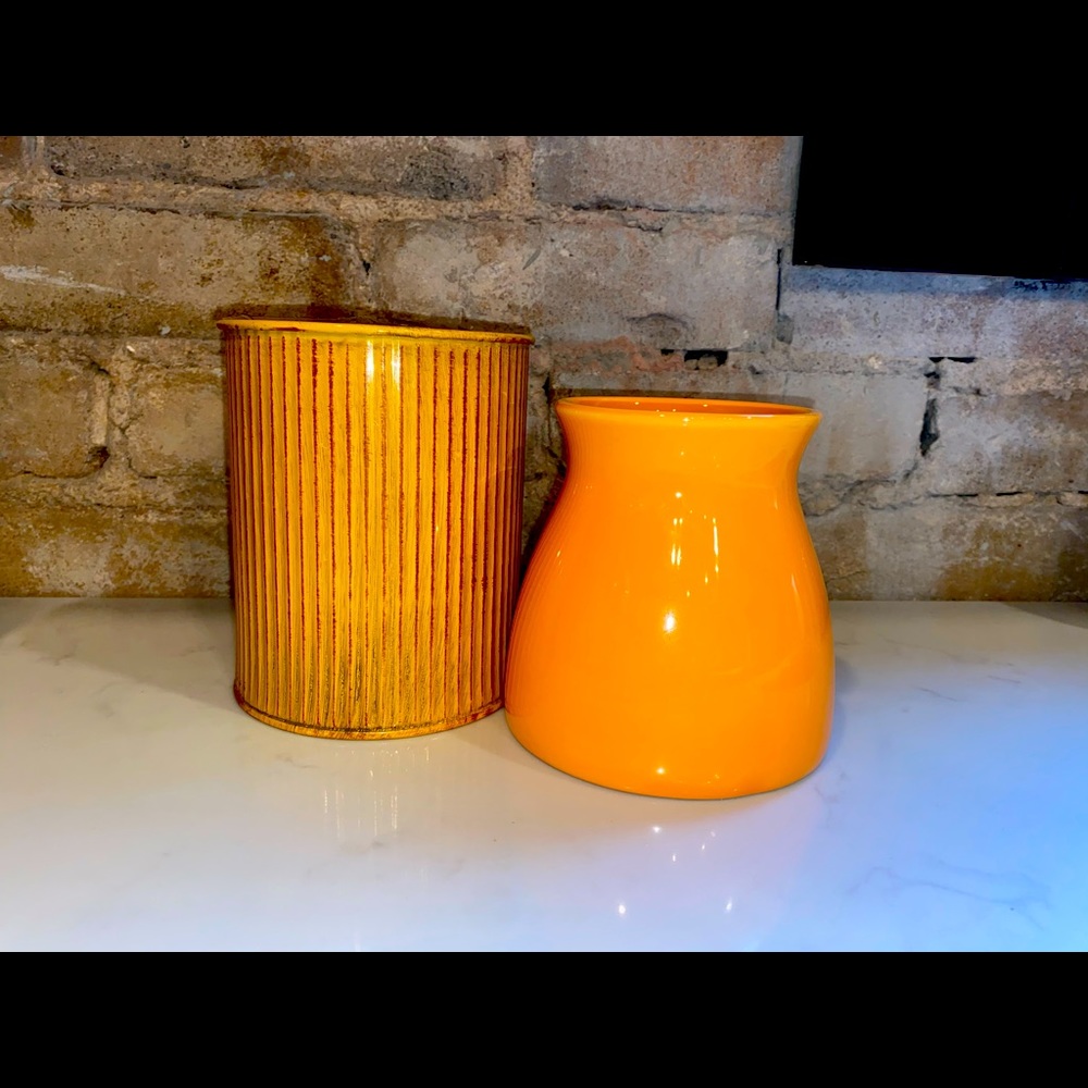 2 Flower Vases or Containers